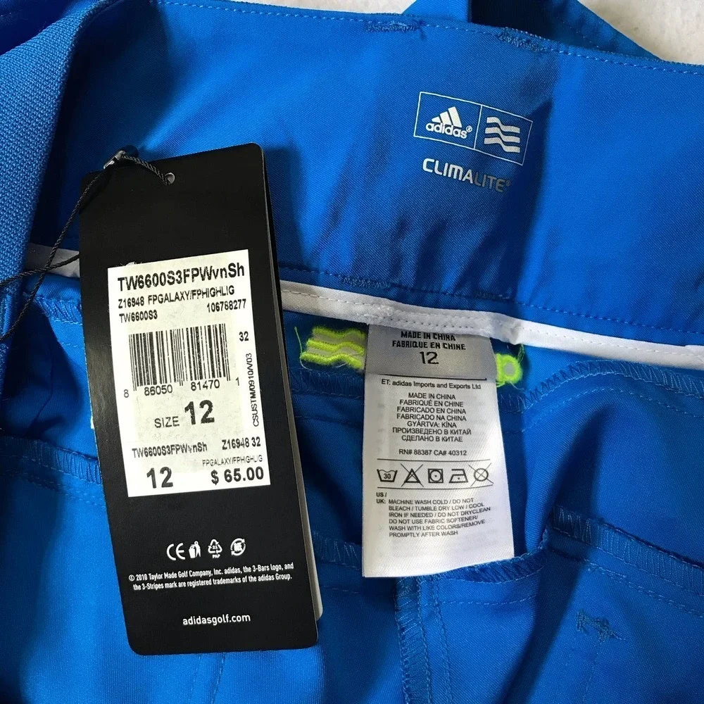 Adidas NWT Climalite Performance Shorts Women 12